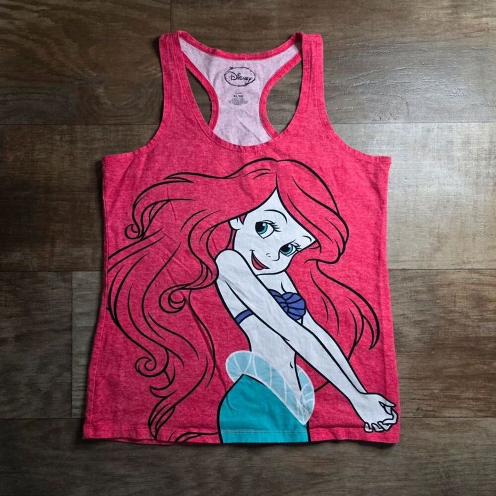 Disney The Little Mermaid Ariel Pink Racerback Tank Top - Size XL/XG